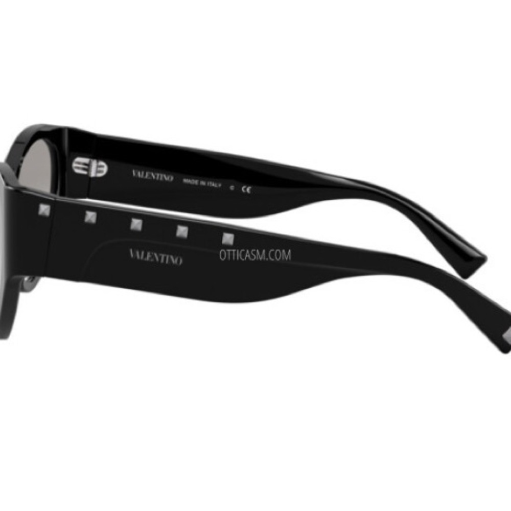 Valentino Black Cat-Eye Sunglasses with Gradient Lenses - Picture 6 of 6